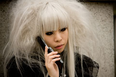 Japan Images: Keitai Harajuku Girl